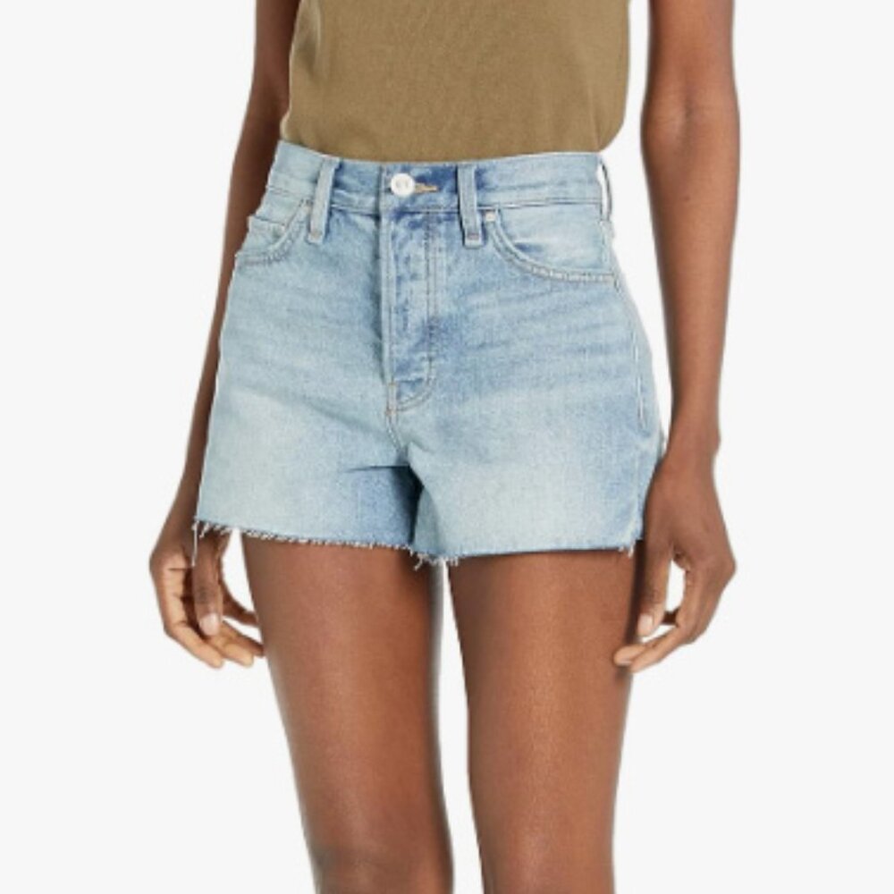 HUDSON Women's Lori High Rise, Cut Off Jean Short